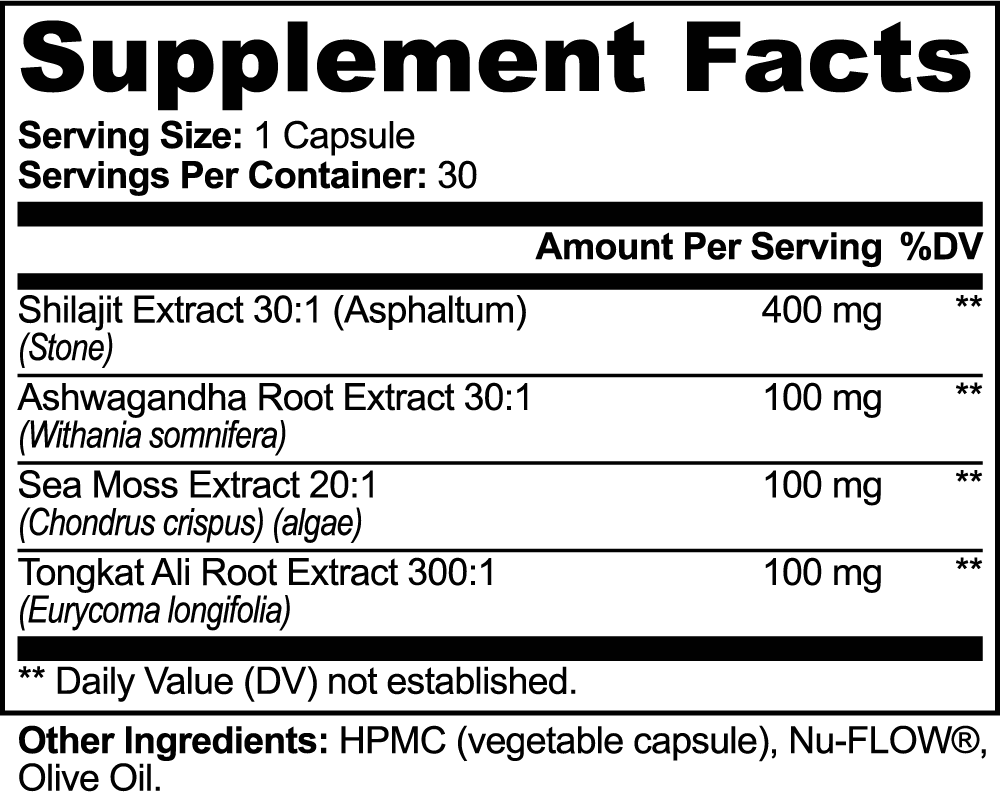 Shilajit Adaptogen Complex – Wellness Edition