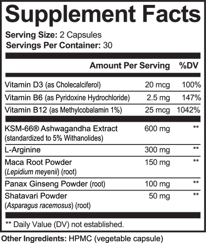 Ashwagandha+ - Adaptogen-Powered Energy, Stress & Vitality Support