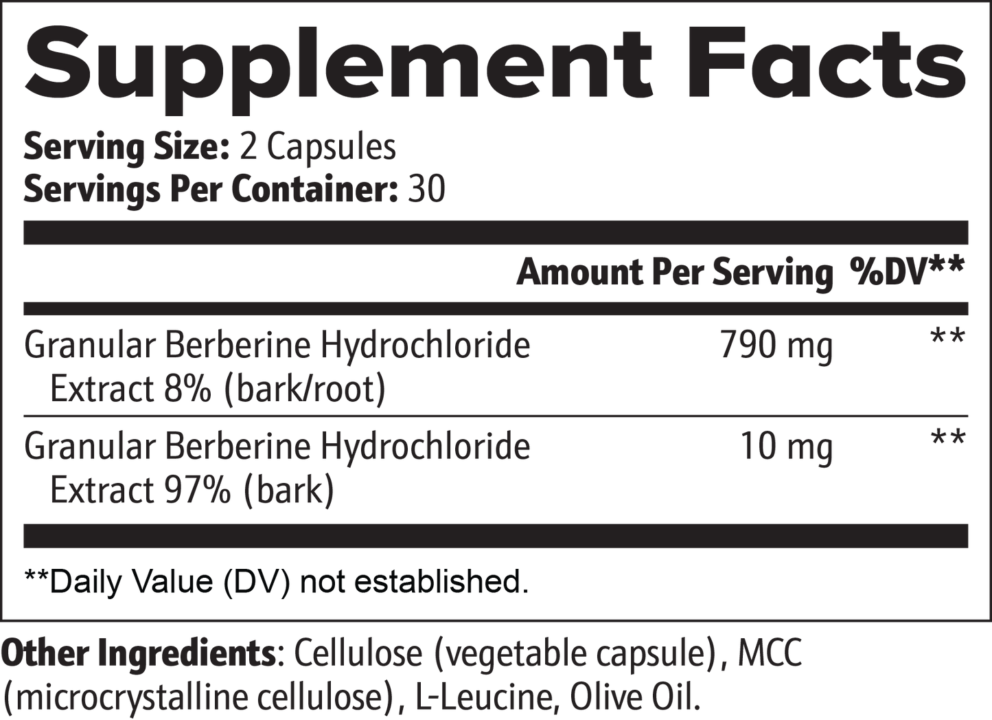 Berberine — Metabolic & Heart Health Support